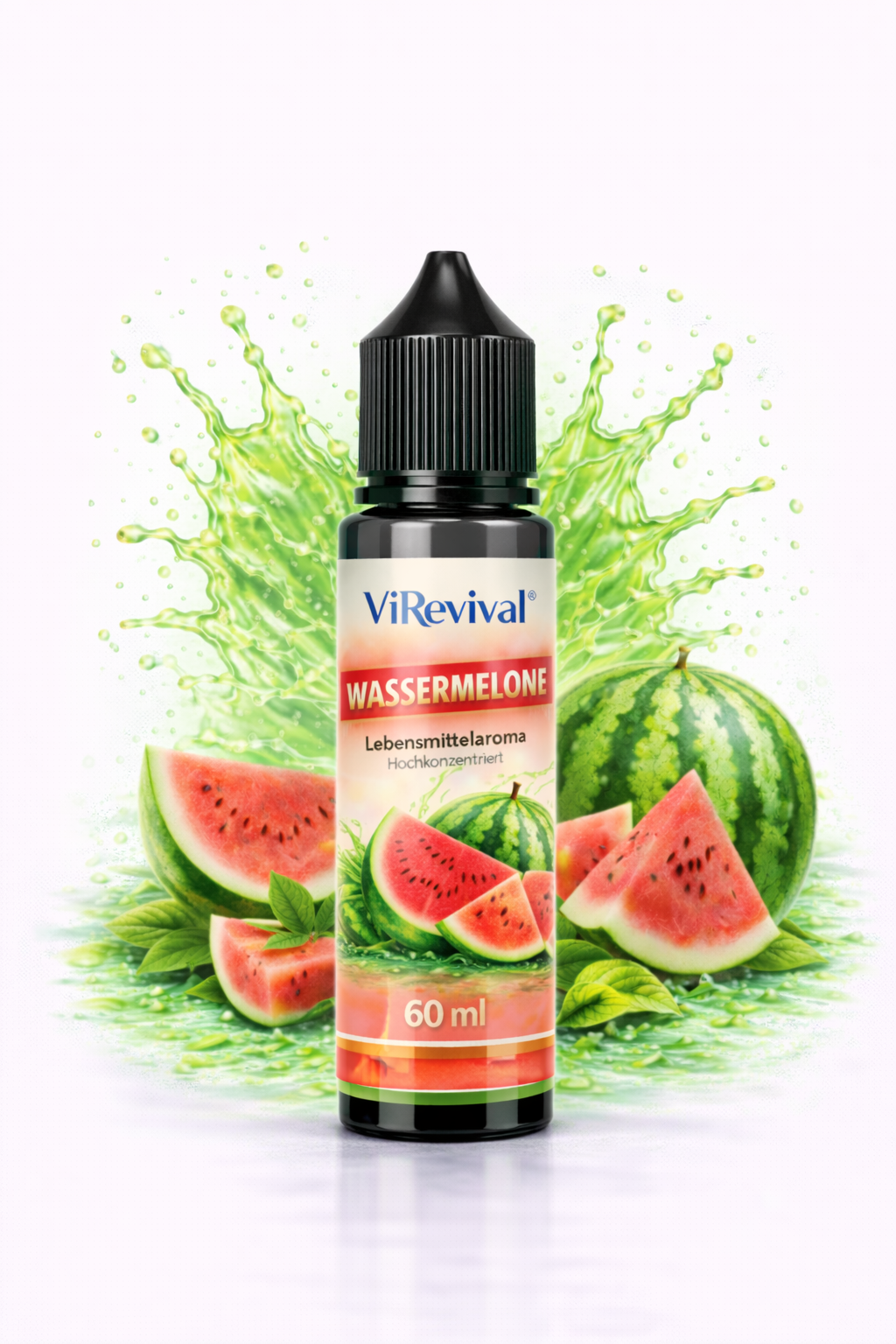 ViRevival Wassermelone Aroma – Hochkonzentriertes Lebensmittelaroma zum Backen, Desserts & Getränke – 10ml