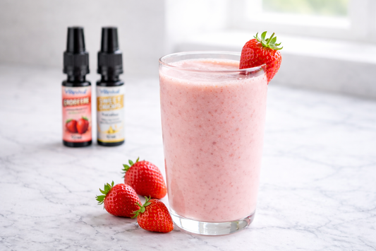 Zuckerfreier Erdbeer Protein Shake – perfekt für Fitness & Alltag
