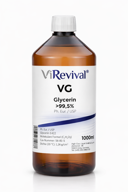 ViRevival Glycerin 1000ml – >99,5% Ph. Eur. / USP