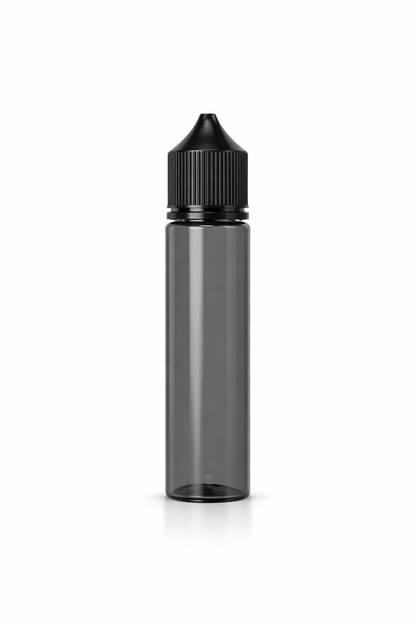 Chubby GorillaUnicorn Bottle 60 ml – Schwarz transparent | PET | kindersicher | E-Liquid Flasche
