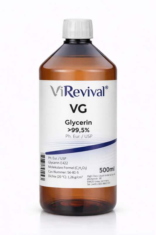 ViRevival Glycerin 500ml – >99,5% Ph. Eur. / USP