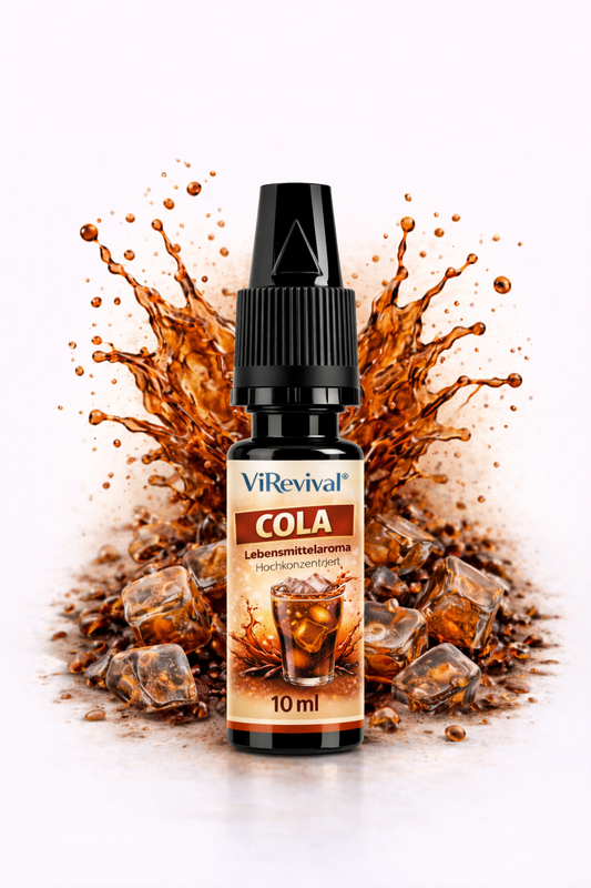 ViRevival Cola Aroma – Hochkonzentriertes Lebensmittelaroma zum Backen, Desserts & Getränke – 10ml