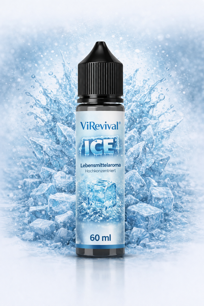 ViRevival Ice Aroma – Hochkonzentriertes Lebensmittelaroma zum Backen, Desserts & Getränke – 10ml