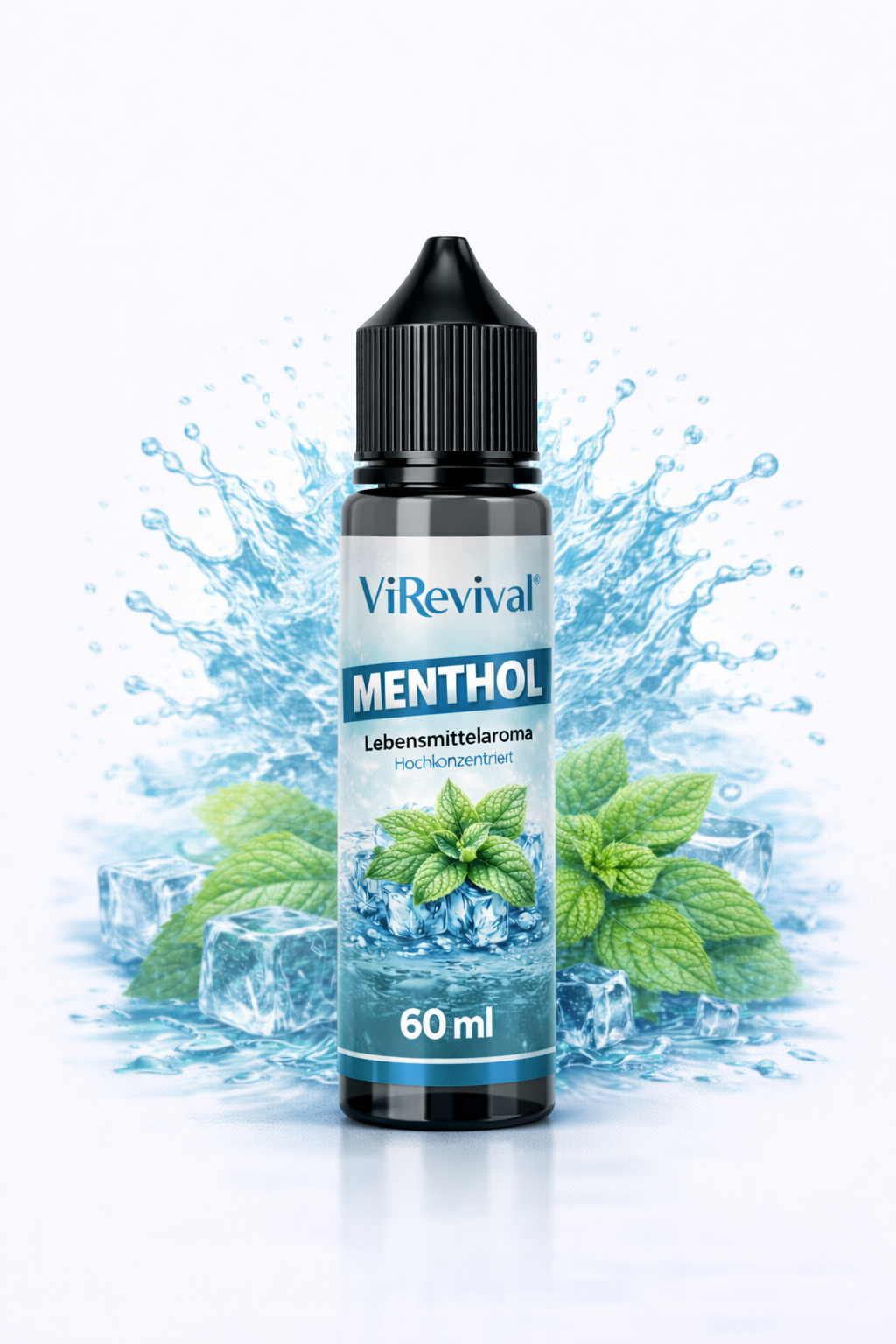 ViRevival Menthol Aroma – Hochkonzentriertes Lebensmittelaroma zum Backen, Desserts & Getränke – 10ml
