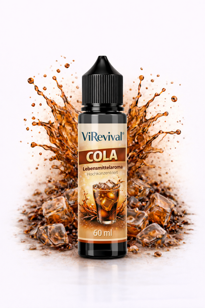ViRevival Cola Aroma – Hochkonzentriertes Lebensmittelaroma zum Backen, Desserts & Getränke – 10ml