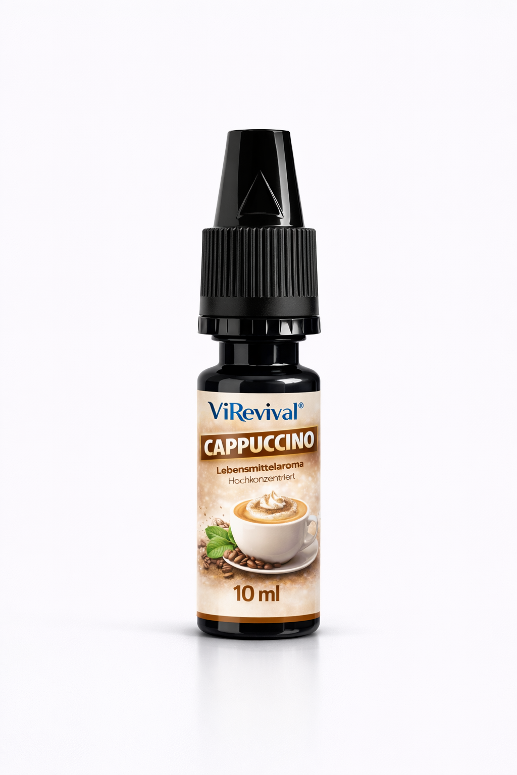 ViRevival Cappuccino Aroma – Hochkonzentriertes Lebensmittelaroma zum Backen, Desserts & Getränke – 10ml