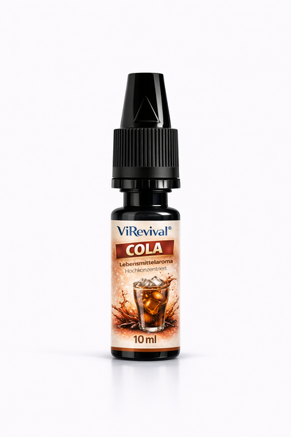 ViRevival Cola Aroma – Hochkonzentriertes Lebensmittelaroma zum Backen, Desserts & Getränke – 10ml