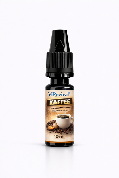 ViRevival Kaffee Aroma – Hochkonzentriertes Lebensmittelaroma zum Backen, Desserts & Getränke – 10ml