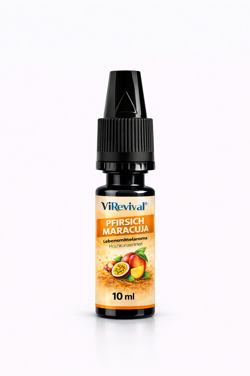 ViRevival Pfirsich Maracuja Aroma – Hochkonzentriertes Lebensmittelaroma zum Backen, Desserts & Getränke – 10ml