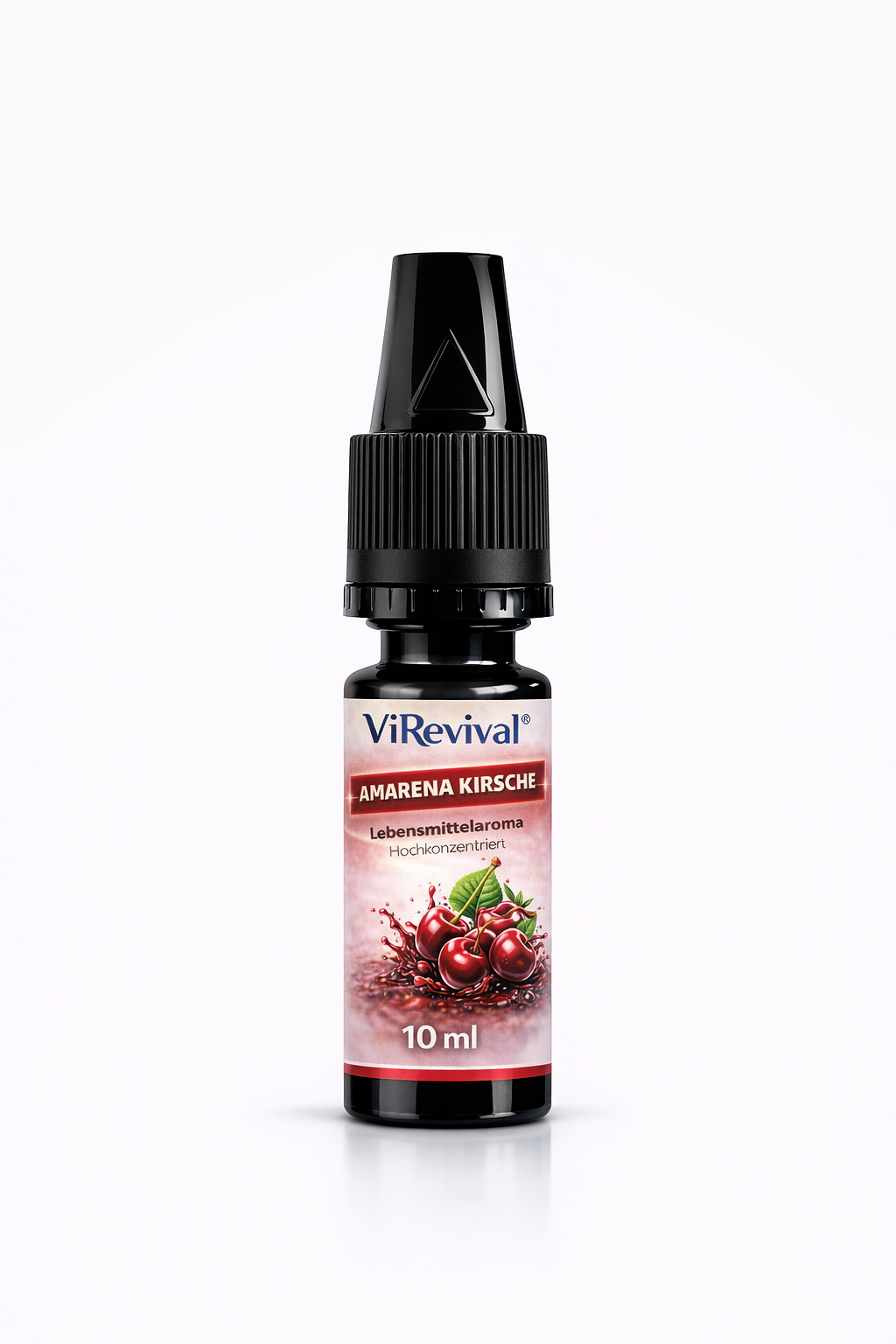 ViRevival Amarena Kirsche Aroma – Hochkonzentriertes Lebensmittelaroma zum Backen, Desserts & Getränke – 10ml