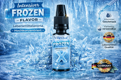 ViRevival Frozen Aroma – Hochkonzentriertes Lebensmittelaroma zum Backen, Desserts & Getränke – 10ml