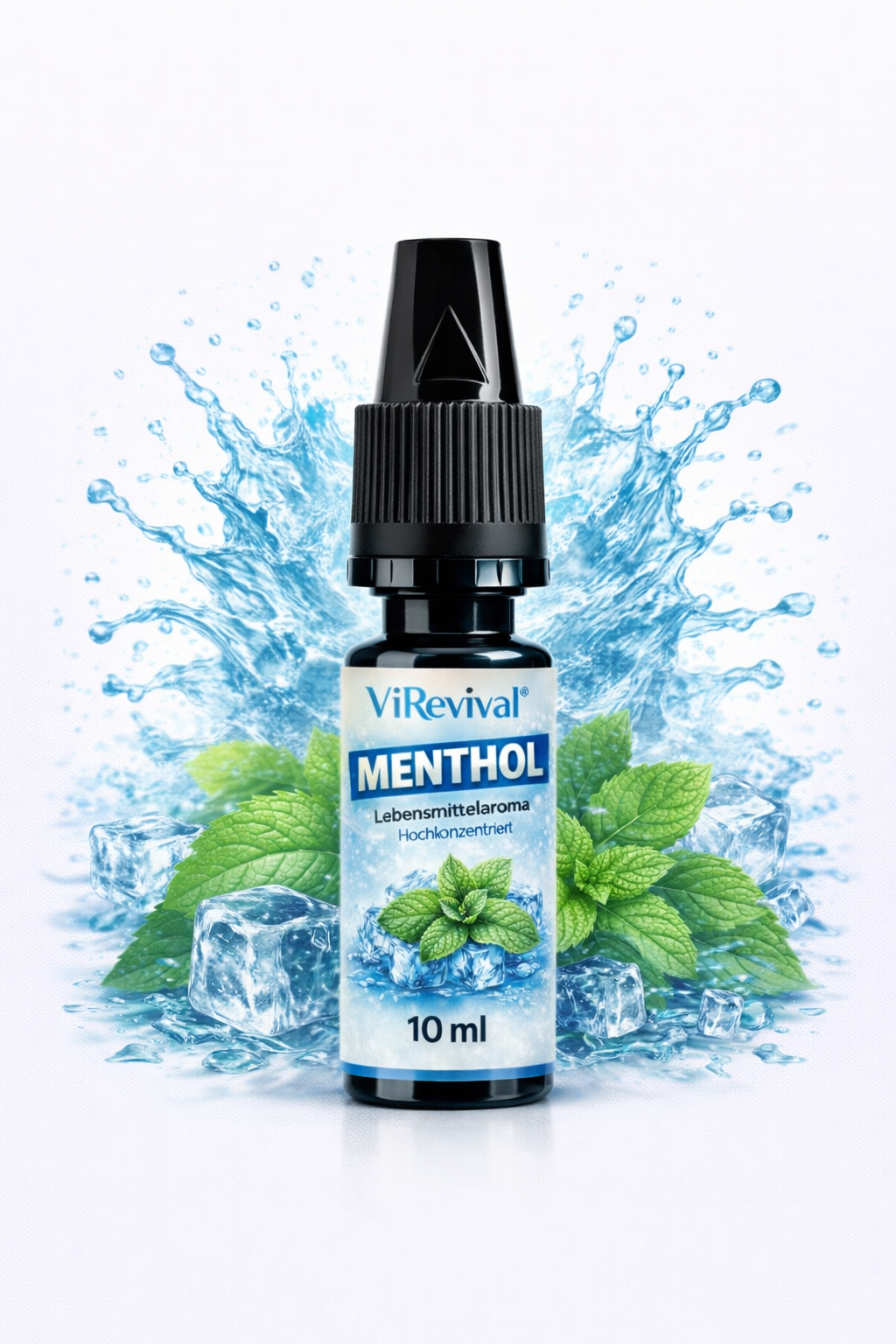ViRevival Menthol Aroma – Hochkonzentriertes Lebensmittelaroma zum Backen, Desserts & Getränke – 10ml