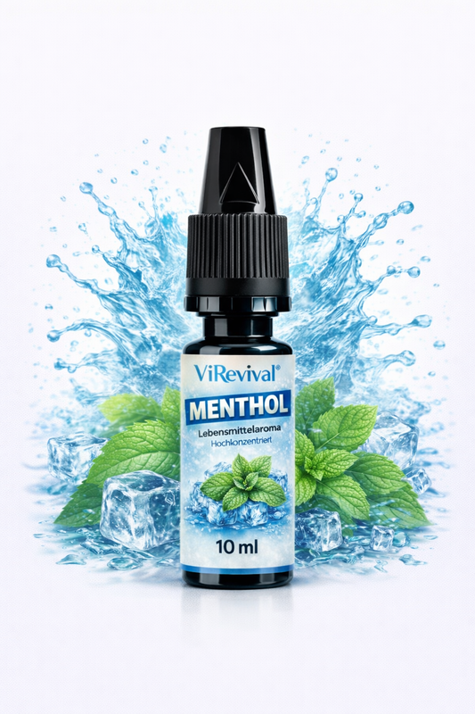 ViRevival Menthol Aroma – Hochkonzentriertes Lebensmittelaroma zum Backen, Desserts & Getränke – 10ml