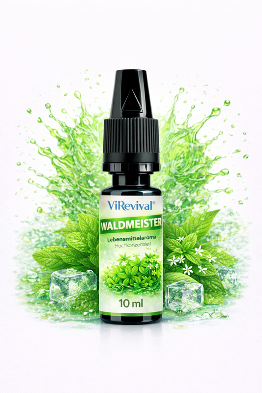 ViRevival Waldmeister Aroma – Hochkonzentriertes Lebensmittelaroma zum Backen, Desserts & Getränke – 10ml