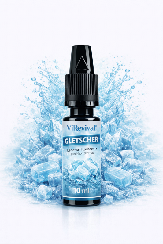 ViRevival Gletscher Aroma – Hochkonzentriertes Lebensmittelaroma zum Backen, Desserts & Getränke – 10ml